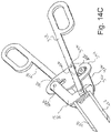 US 11,059,395 FIG. 14C, the patented linkage system applied to a forward-thrusting scissors mechanism
